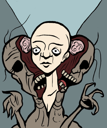 Let us assume that the Mung decreases in size by a sixteenth of an inch every successive incarnation, dies every 250 years, and is in his most present form six feet tall.  This means that when the dinosaurs went extinct 65 million years ago, Mung was over three miles tall, more than big enough to step on the largest dinosaurs.  In approximately two hundred and eighty-eight thousand years, Mung will be forced to hunt ants with a tiny spear.  Oh how the mighty do fall.